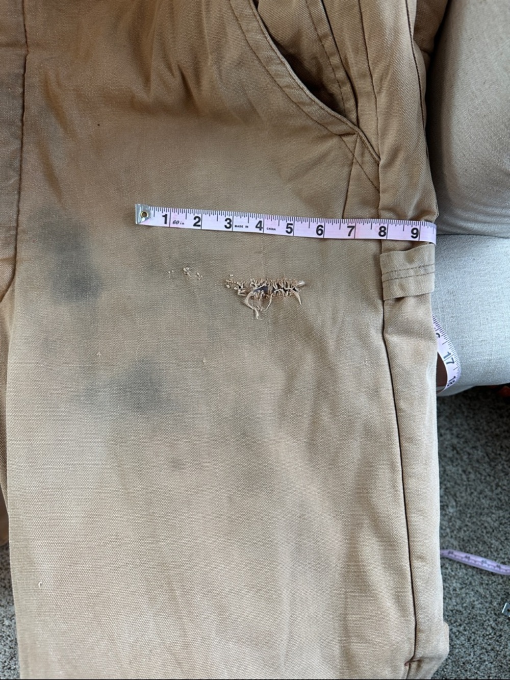 Dickies duck canvas coveralls, chest 46/48, medium length - Picture 6 of 11